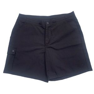 Weatherproof Women’s Black Activewear Cargo Shorts Size 8